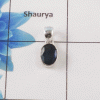Labradorite Cut Gemstone Pendant A- 26DYP992 Cut Oval Shape Solid 925 Sterling Silver Plain Pendant