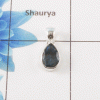 Labradorite Cut Gemstone Pendant B- 26DYP992 Cut Pear Shape Solid 925 Sterling Silver Plain Pendant